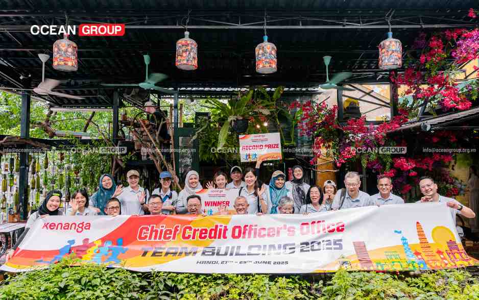 Hình ảnh các đội chơi sau khi hoàn thành 5 thử thách